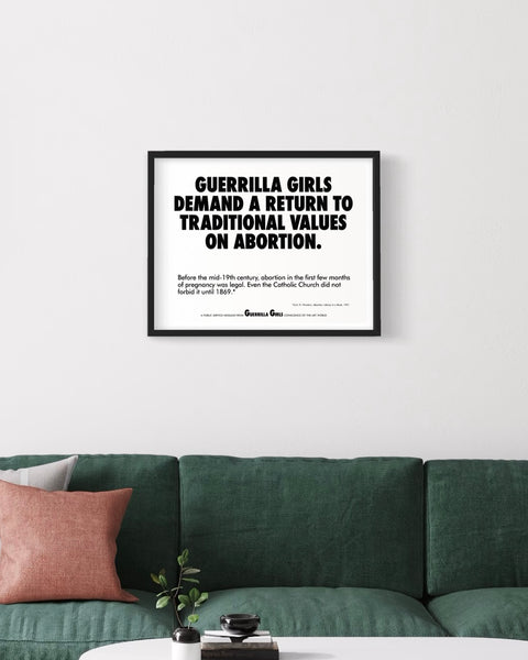 GUERRILLA GIRLS: DEMAND A RETURN