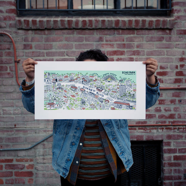 STUDIO NUMBER ONE: ECHO PARK BRIDGE PRINT