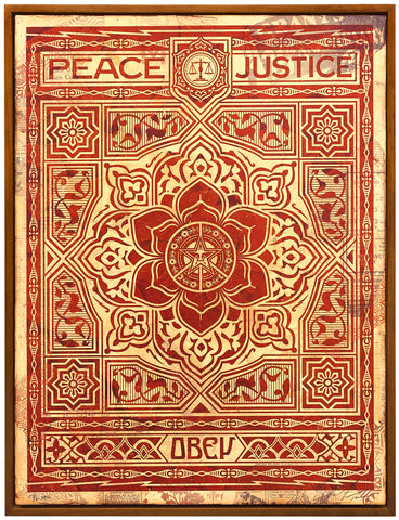 Peace and Justice (Red) 4/6, 2012
