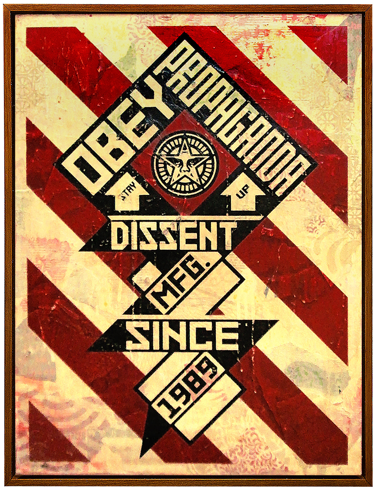 Shepard Fairey_Constructivist Banner (Cream), 2011