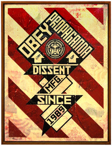 Shepard Fairey_Constructivist Banner (Cream), 2011